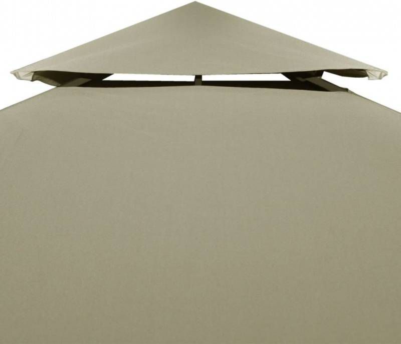 Soedan Bij elkaar passen gunstig VIDAXL Vervangend tentdoek prieel 310 g/m², 3x3 m beige -  Stofzuigerswebshop.nl